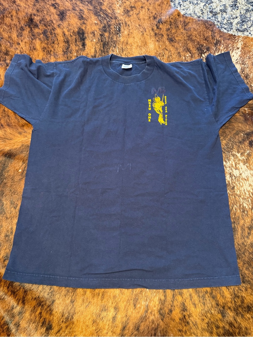 Vtg 1997 US Navy MDSU ONE Deep Sea Diver T Shirt XL Murina Hawaii Single Stitch